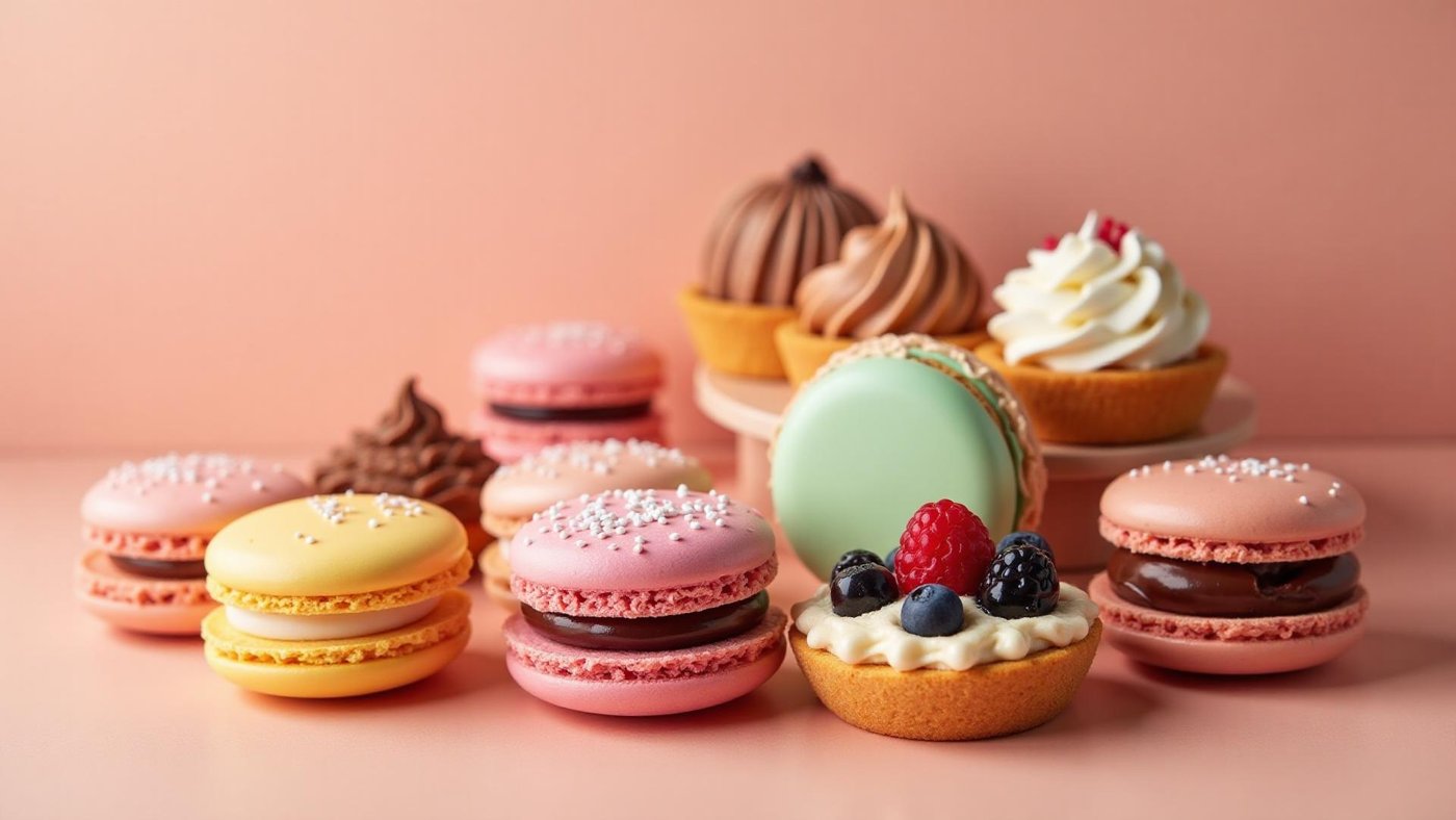 A spread of Desserts Master guilt-free desserts